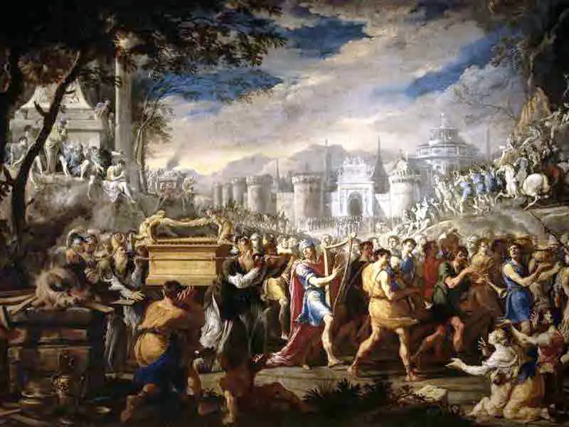 Давид переносит Ковчег Завета в Иерусалим